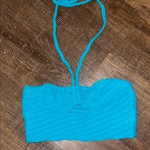 Turquoise Halter Top